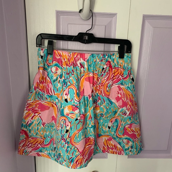 Lilly Pulitzer Flamingo Skirt (EUC) - Picture 3 of 3